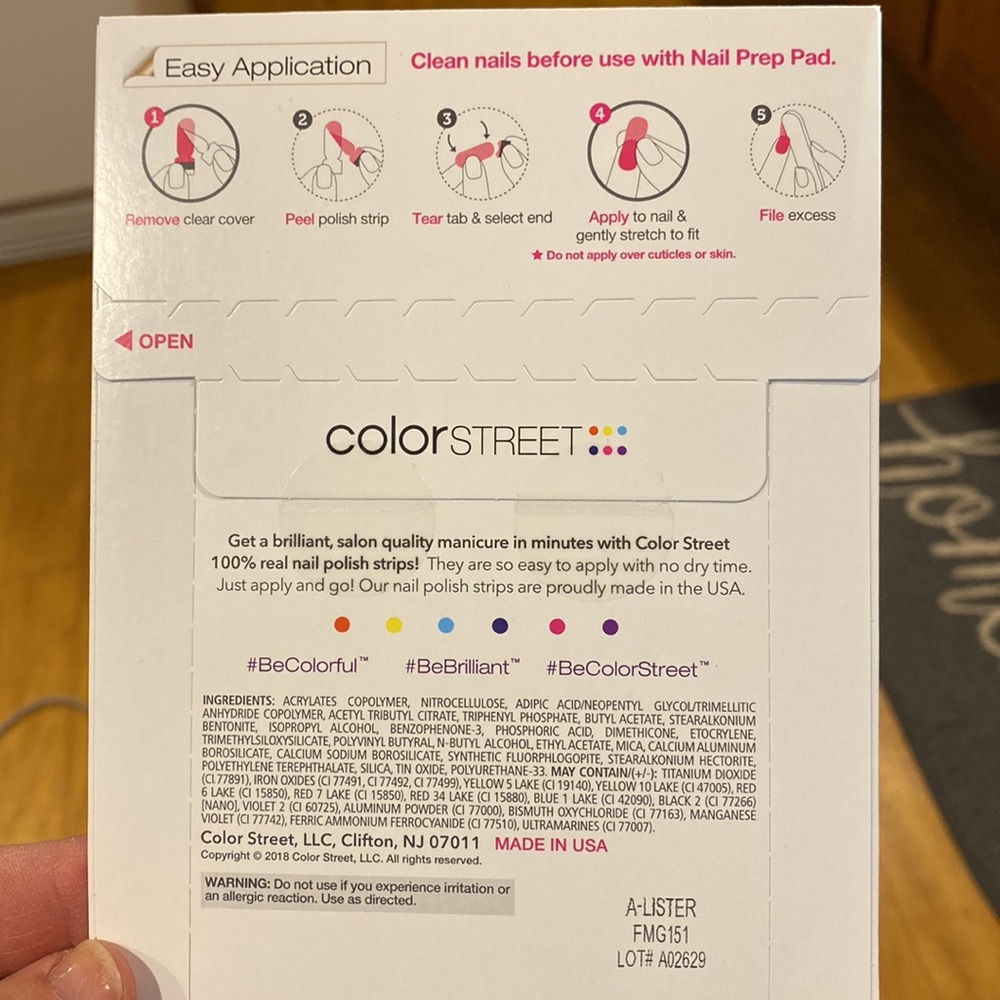 Color street nail polish strips. NWT - Picture 2 of 2